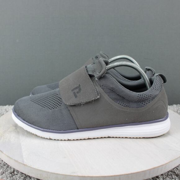 Propet Wide Slip On Walking Shoes Mens Size 9.5 2E Gray Lightweight Comfort - Picture 5 of 9